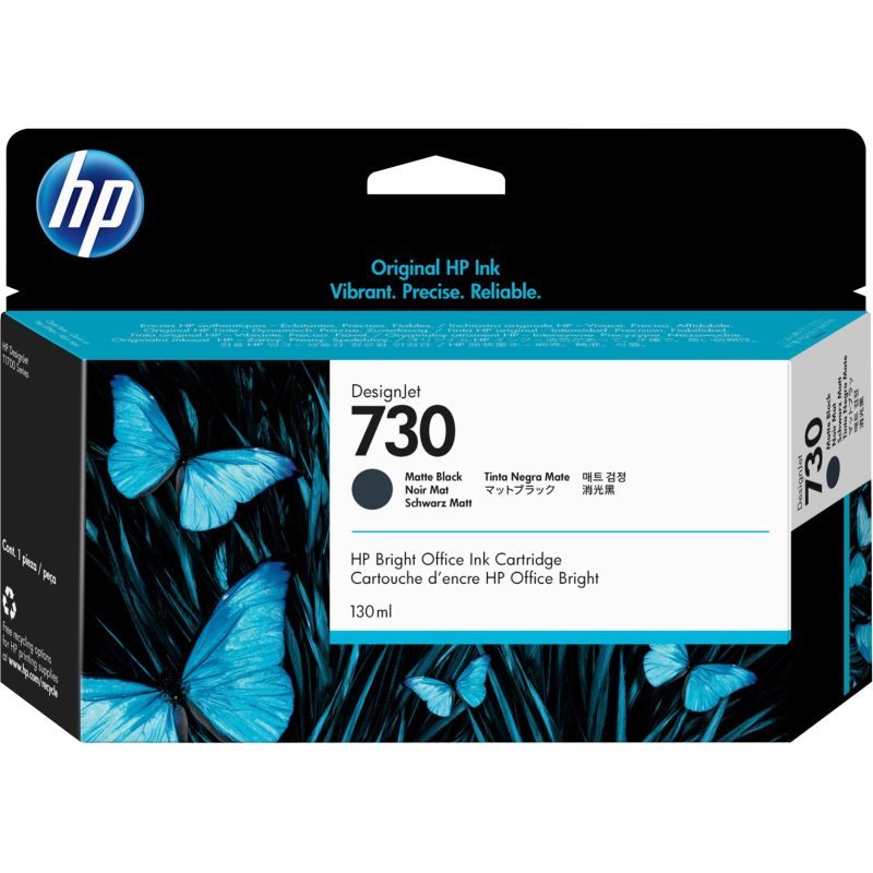 4. HP DesignJet 730 Matte Black Ink Cartridge 130ml