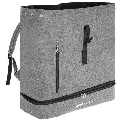 16. ENERO CAMP GREY BACKPACK WITH THERMAL INSULATION COMPARTMENT