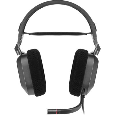 6. Corsair HS80 RGB USB Headset, Wired, Handheld, Gaming, Carbon