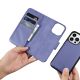 15. iCarer Wallet Case 2in1 Cover iPhone 14 Pro Max Leather Flip Cover Anti-RFID Light Purple (WMI14220728-LP)