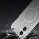 8. Magnetic Abrasive iPhone 17 Case Compatible with MagSafe - Matte White