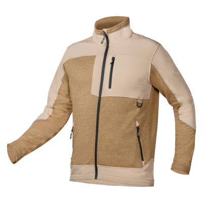 OUTDOOR softshell sweatshirt, beige, size L