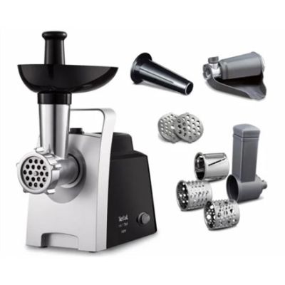 9. Tefal HV1 NE1098 Meat Grinder 1400W Black, Silver