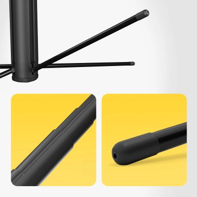 14. Wozinsky WST-360YS Selfie Stick with Tripod Function with 360° AI Auto Face Tracking Gesture Control - Black