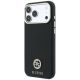 2. Guess Grained Round Strass Logo MagSafe Case for iPhone 18 Pro Max / 17 Pro Max - Black
