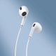 10. Baseus Encok H17 3.5mm minijack wired headphones white (NGCR020002)