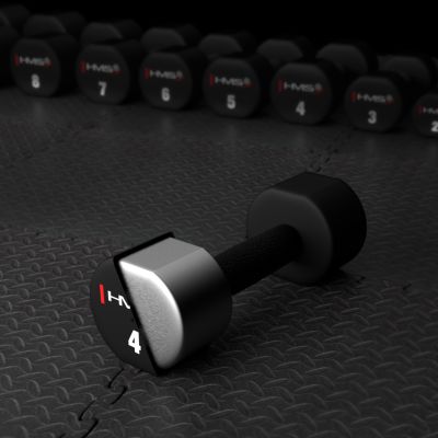 5. HPT04 2 x 4 KG POLYURETHANE TPU HMS Dumbbells