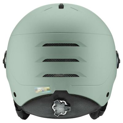 5. UVEX Wanted Visor Ski Helmet 58–61 cm L Green