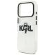 6. Karl Lagerfeld IML Karl Sketch Logo MagSafe Case for iPhone 17 Pro - Transparent