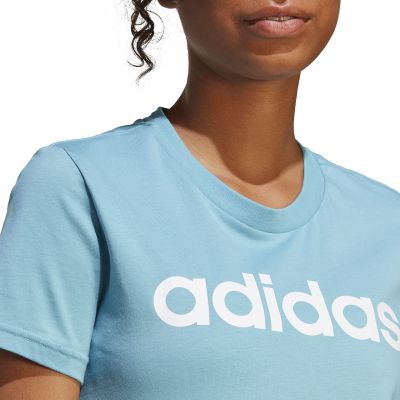 5. adidas Loungewear Essentials Slim Logo Tee W IC0629