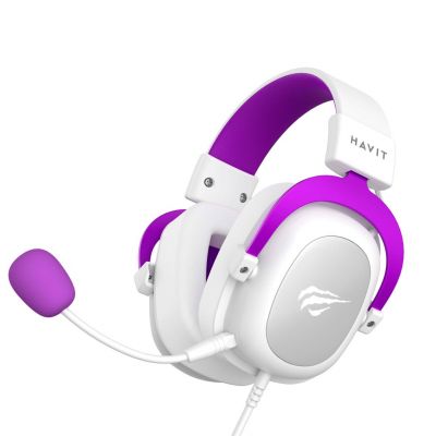 5. Havit H2002d Gaming Headphones White/Purple