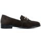 2. Women's brown suede leather loafers Rieker 46262-25