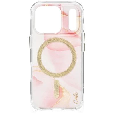 2. Uniq Coehl Aeris Case for iPhone 17 Pro Magnetic Charging - Pink