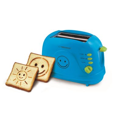 Esperanza Smiley EKT003B Toaster (750W; blue)
