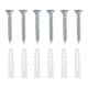 6. MACLEAN WALL ORGANIZER FOR GARDEN TOOLS MACLEAN WALL ORGANIZER FOR GARDEN TOOLS, STEEL, WITH HOOKS, MAX. O