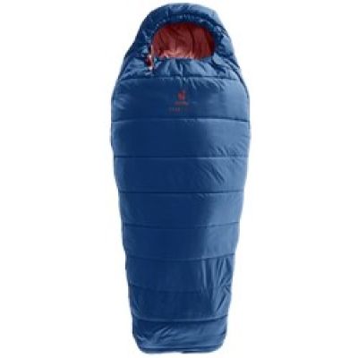 17. Deuter Starlight Children's Sleeping Bag (130-170 cm) - Nightblue/Redwood
