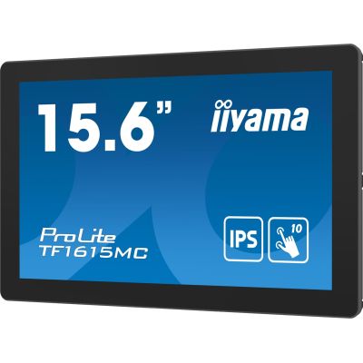 4. iiyama ProLite TF1615MC-B1 computer monitor 39.6 cm (15.6") 1920 x 1080 px Full HD Touchscreen Black