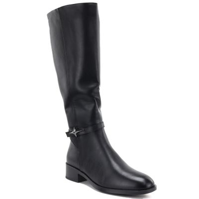 Women’s Black Officer Boots Potocki SZ12862