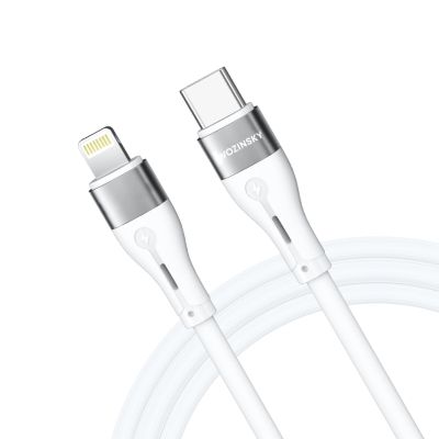4. Wozinsky WSTCL1 Lightning / USB-C PD 27W cable 1 m - white