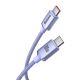 2. Baseus CAJY000605 USB-C - USB-C PD Cable 100W 5A 480Mb/s 1.2m - Purple