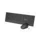 21. NATEC 2-in-1 KEYBOARD MOUSE STINGRAY 2 US WIRELESS SET