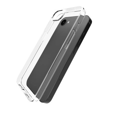 2. Puro 0.3 Nude Silicone Case for iPhone 16e/17e - Transparent