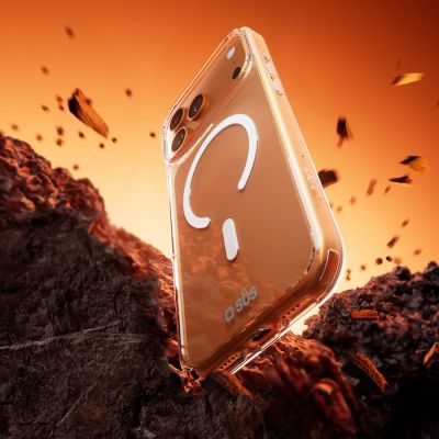 3. SBS Extreme Mag Case with D3O Technology for iPhone 17 Pro - Transparent