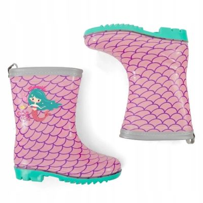 6. Perletti Mermaid rain boots for girls