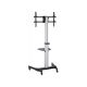 4. MOBILE STAND + MOUNT FOR TV 37-86" 50KG S-11-AL ART Vesa 600x400