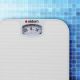 2. ELDOM MECHANICAL BATHROOM SCALE BR2016B WHITE UP TO 130 KG