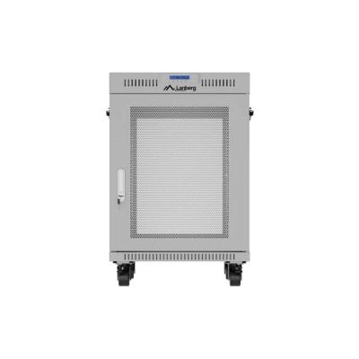 17. LANBERG FLOOR CABINET 19" 15U 600X800 LCD GRAY