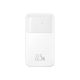 2. Baseus Comet Series powerbank with display 10000mAh 22.5W - white + USB-A - USB-C cable