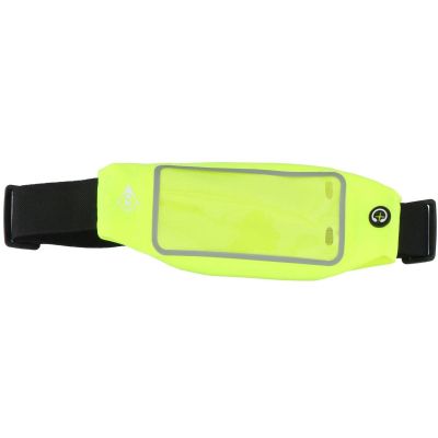 DUNLOP YELLOW SPORTS WATERPROOF WAIST BAG FOR RUNNING WITH PHONE WINDOW