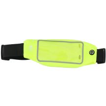 DUNLOP YELLOW SPORTS WATERPROOF WAIST BAG FOR RUNNING WITH PHONE WINDOW