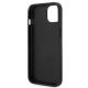 7. Karl Lagerfeld Saffiano Karl's Head Patch case for iPhone 14 - silver