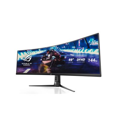 4. MONITOR ASUS 49" XG49VQ ROG STRIX 124.5 cm (49") 3840 x 1080 pixels UltraWide Full HD LED Black