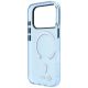 7. BMW M IML Frosted Metal Logo & Trims MagSafe Case for iPhone 17 Pro / 18 Pro - Blue