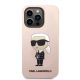 3. Karl Lagerfeld Silicone Ikonik case for iPhone 14 Pro Max - pink