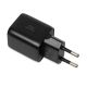 4. IBOX UNIVERSAL CHARGER C-42 GAN PD33W USB A+C BLACK