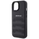 6. AMG Leather Debossed Lines case for iPhone 15 Plus - black