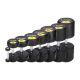 Rubber-coated dumbbell 9kg HMS HG PRO 9