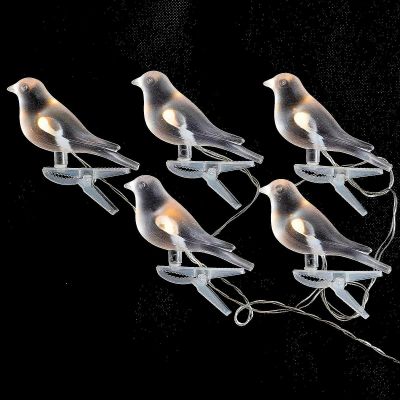 3. SOLAR LAMP GARLAND GARDEN PARTY LIGHT BIRDS 5LED