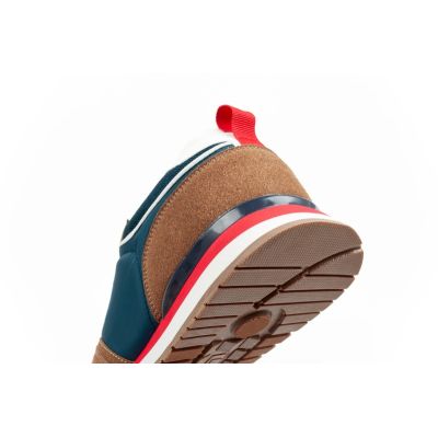 7. Lee Cooper men's sneakers, fashionable, comfortable, durable, navy blue, brown