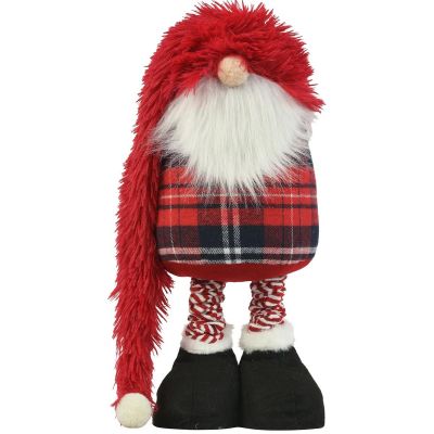9. DECORATIVE GNOME ON TELESCOPES 38-88CM RED