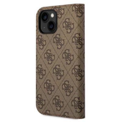 2. Guess GUBKP14SHG4SHW iPhone 14 6.1 "brown / brown book 4G Vintage Gold Logo