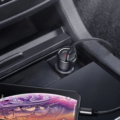 9. Baseus Magic Series PPS CCMLC20C-01 car charger 45W USB-C PD / USB-A QC - black