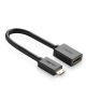 11. Ugreen adapter cable HDMI (female) - mini HDMI (male) 4K 60 Hz Ethernet HEC ARC audio 32 channels 22 cm black (20137)