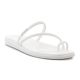 CROCS MIAMI TOE LOOP SANDAL IN CHALK 209862-0WV