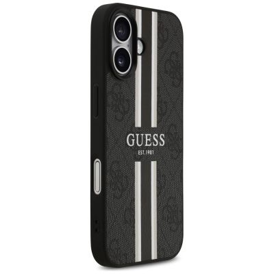 4. Guess 4G Printed Stripes MagSafe case for iPhone 17 - black