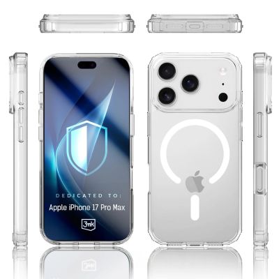 7. 3mk Armor MagCase for iPhone 17 Pro - Transparent